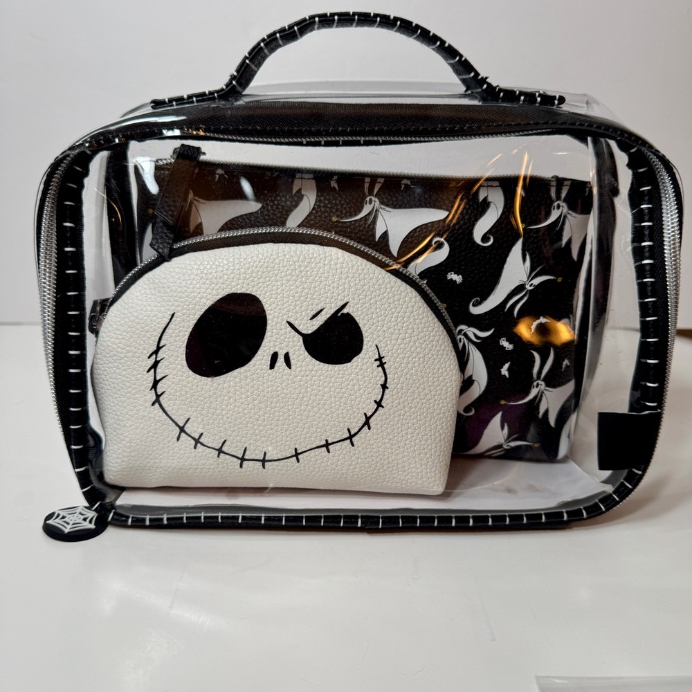NWOT. Primark The Nightmare Before Christmas 3-In-1 Make Up Bag.